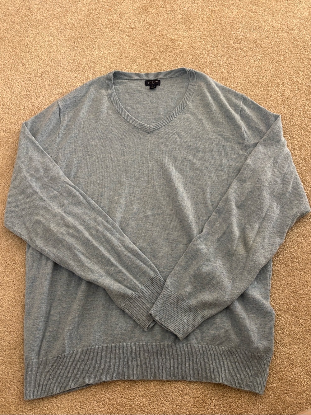 J.crew light blue sweater size large
